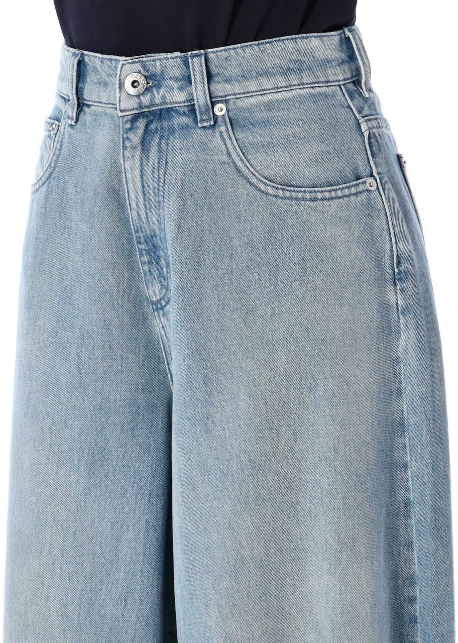 J.W. Anderson Buckled Cuff Denim Blu Blauw