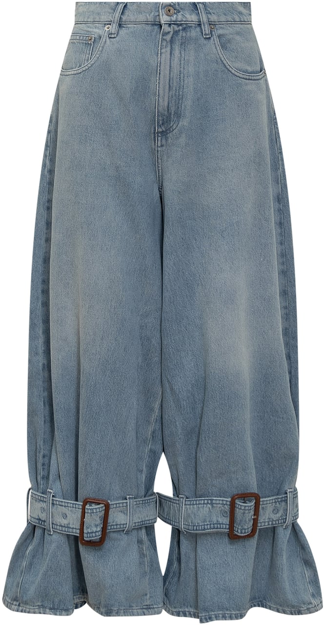 J.W. Anderson Jeans Buckled Cuff Blauw
