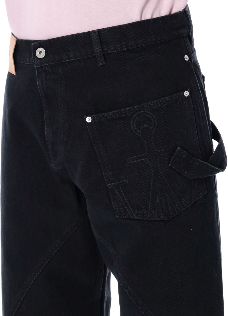 J.W. Anderson Twisted Worker Denim Nero Zwart