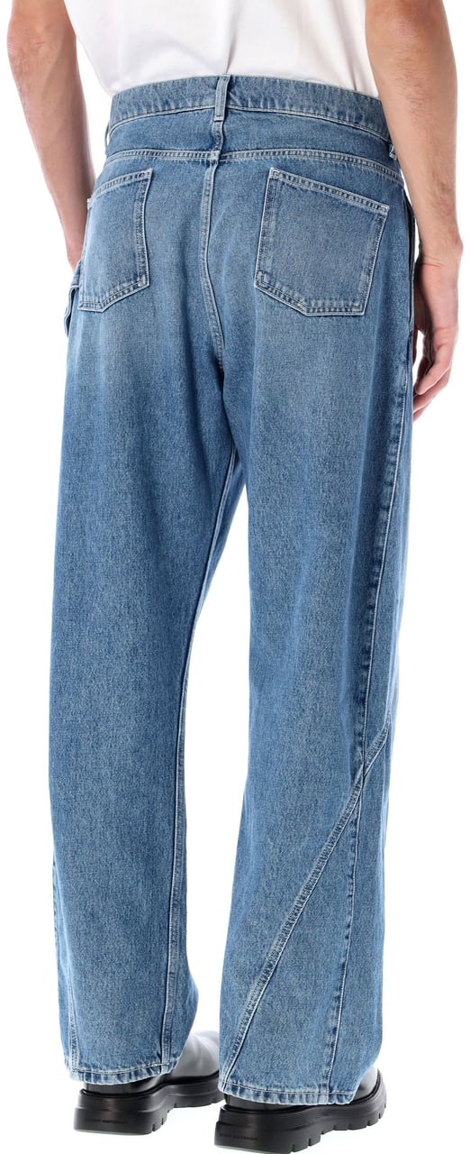 J.W. Anderson Twisted Worker Denim Blu Blauw