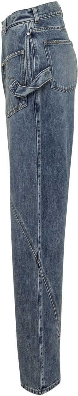 J.W. Anderson Jeans Workwear Twisted Blauw