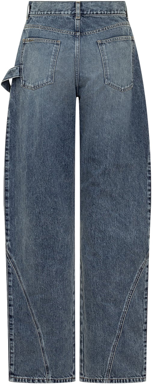 J.W. Anderson Jeans Workwear Twisted Blauw