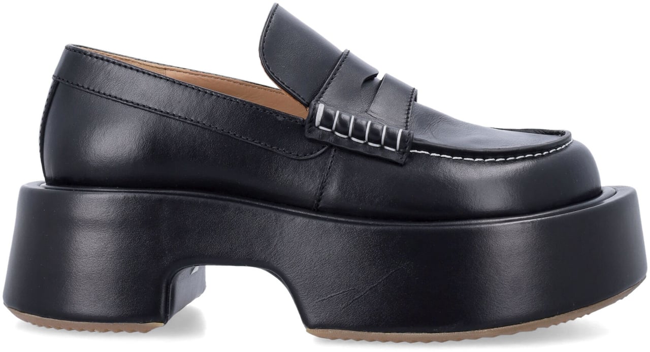 J.W. Anderson Platform Mocassin Nero Zwart