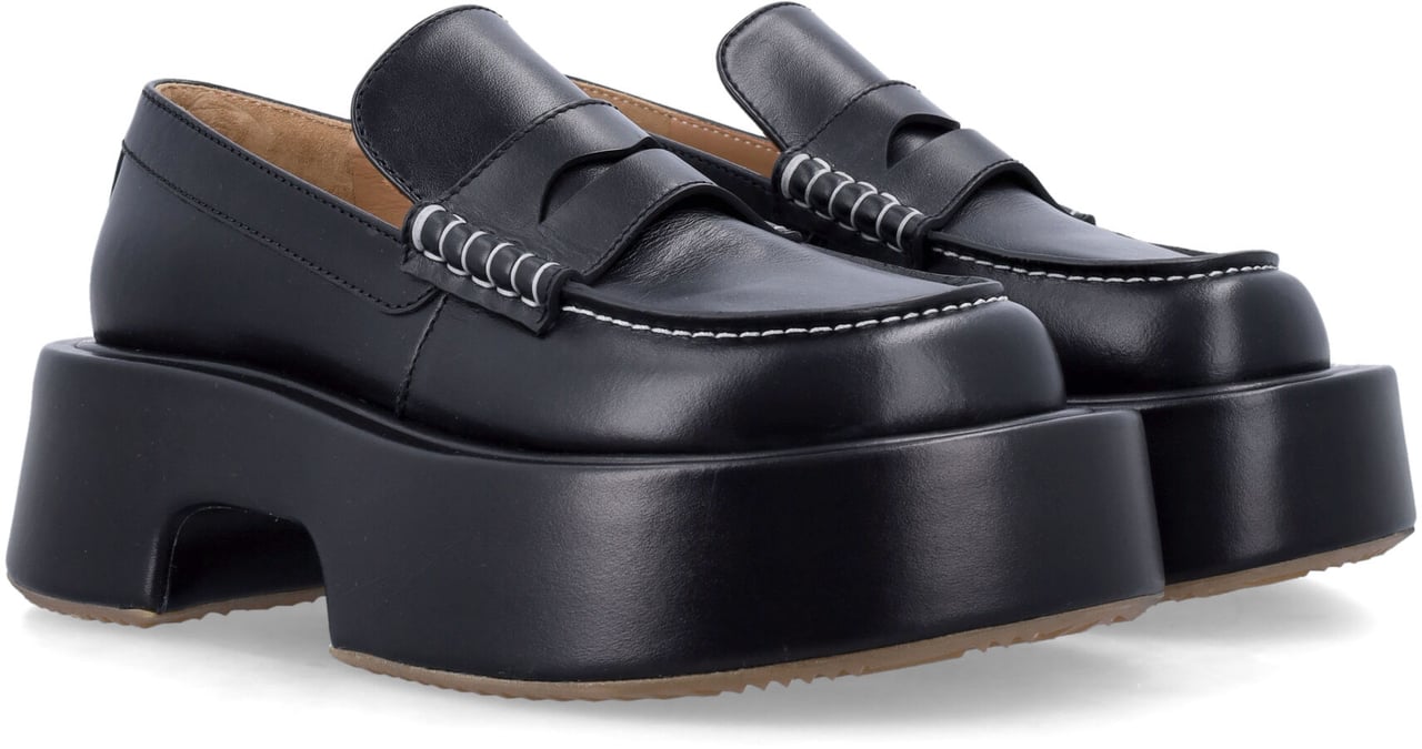 J.W. Anderson Platform Mocassin Nero Zwart