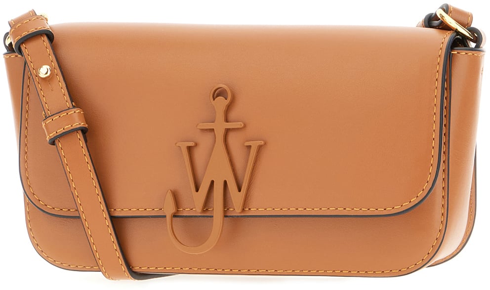 J.W. Anderson J.W. Anderson Caramel leather crossbody bag Bruin