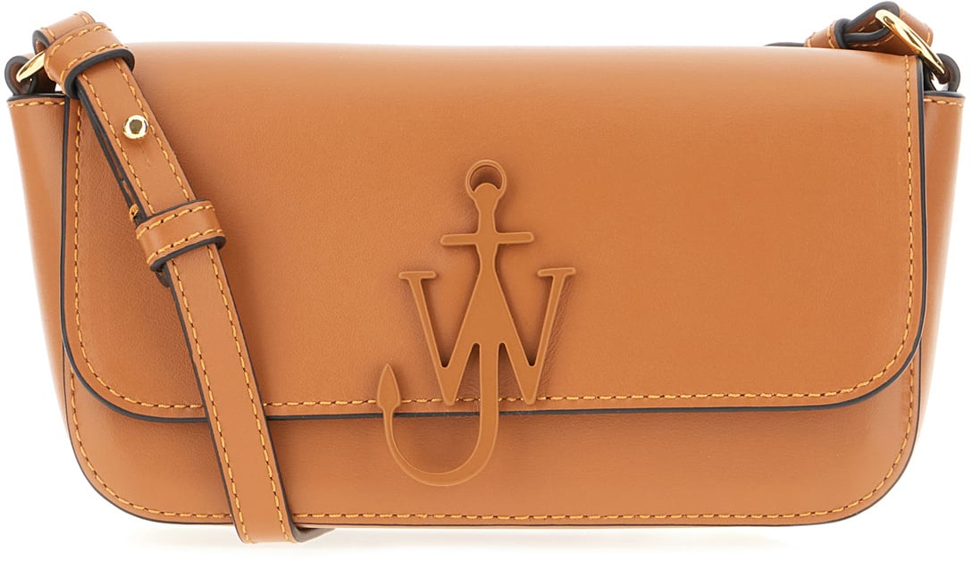 J.W. Anderson J.W. Anderson Caramel leather crossbody bag Bruin