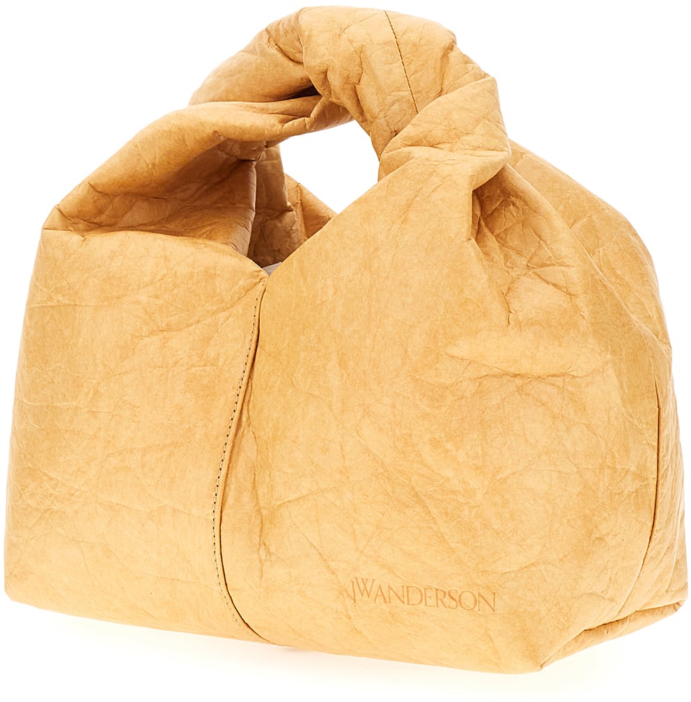 J.W. Anderson J.W. Anderson Camel fabric mini Twister handbag Bruin