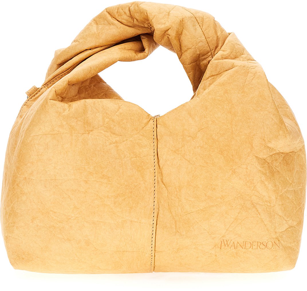 J.W. Anderson J.W. Anderson Camel fabric mini Twister handbag Bruin
