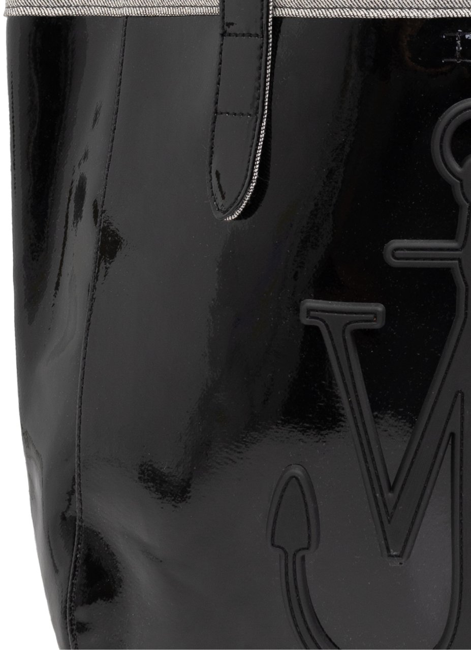 J.W. Anderson Belt Anchor Logo Tote Bag Zwart