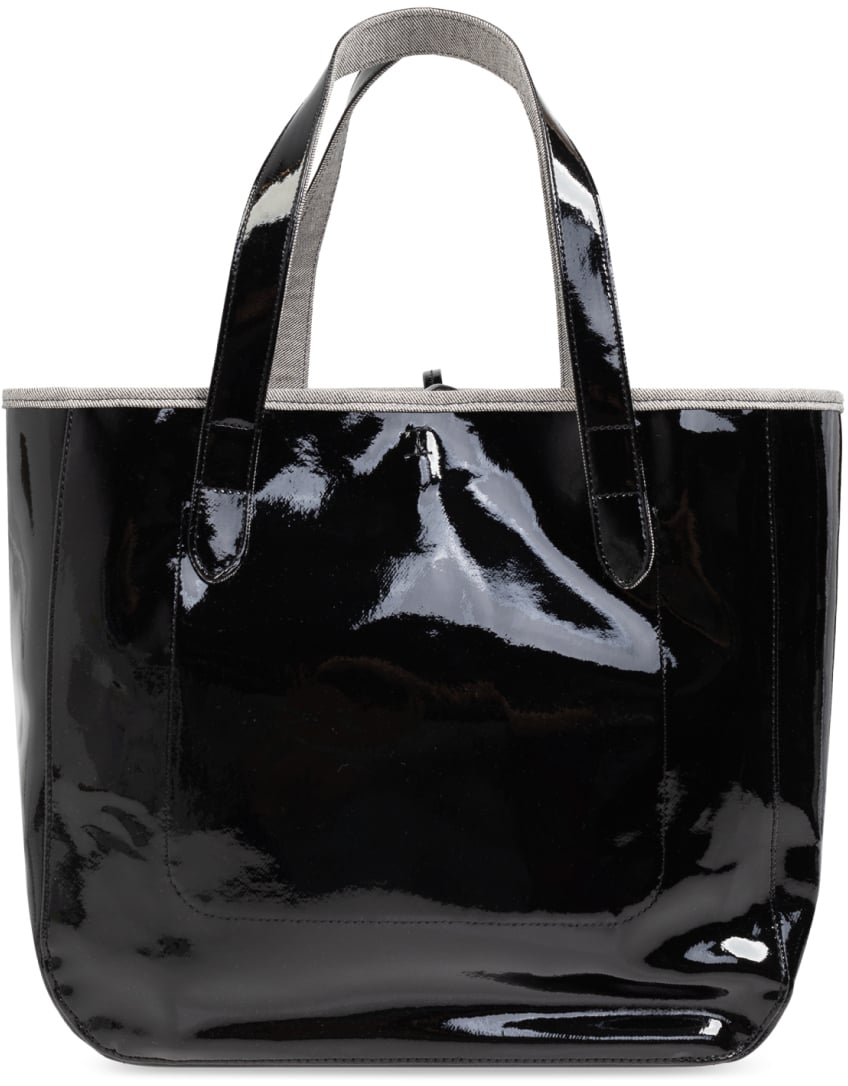 J.W. Anderson Belt Anchor Logo Tote Bag Zwart