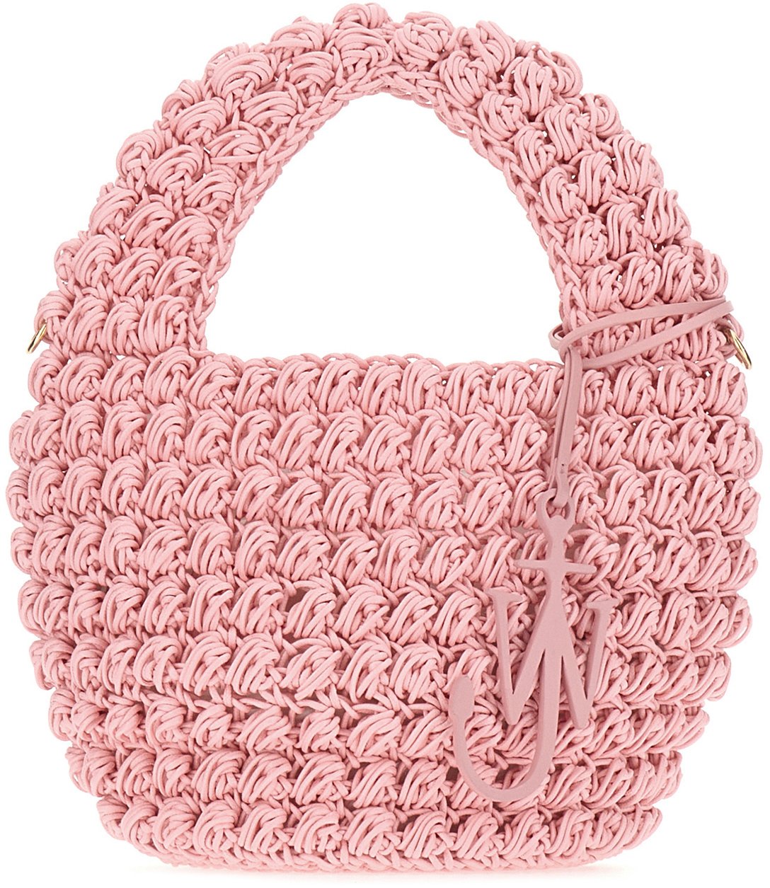 J.W. Anderson J.W. Anderson Pink crocheted cotton Popcorn bucket handbag Roze