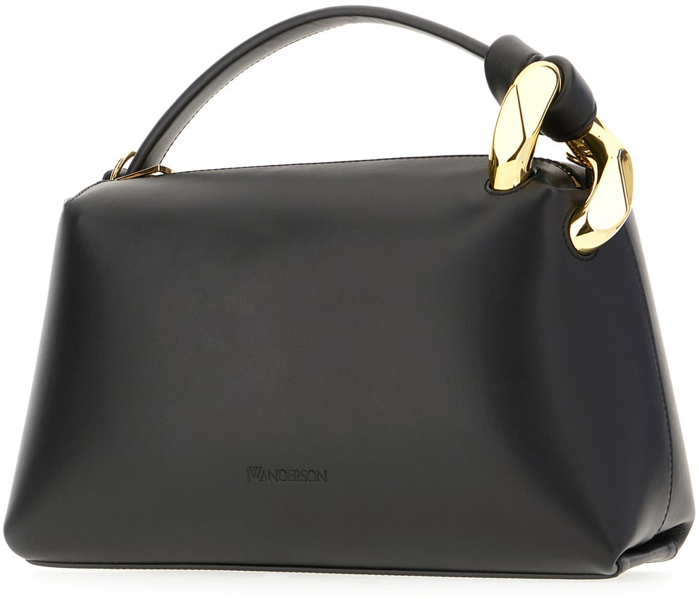 J.W. Anderson J.W. Anderson Black leather Corner handbag Zwart