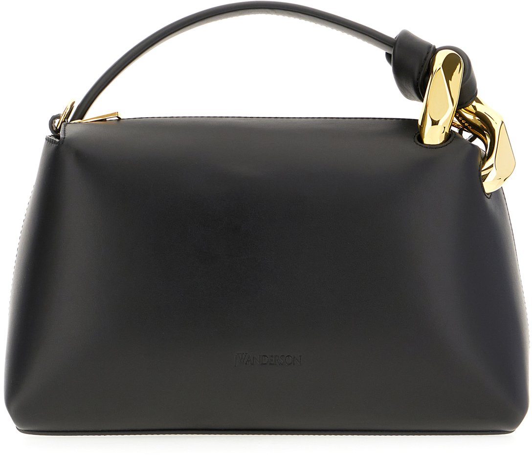 J.W. Anderson J.W. Anderson Black leather Corner handbag Zwart