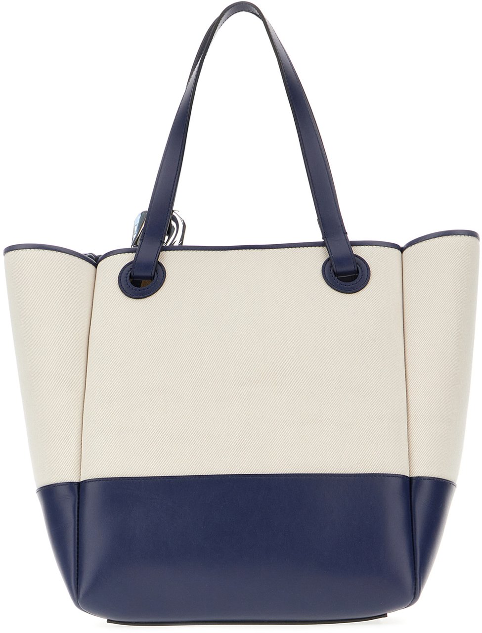 J.W. Anderson J.W. Anderson Two-tone canvas and leather Corner shopping bag Divers