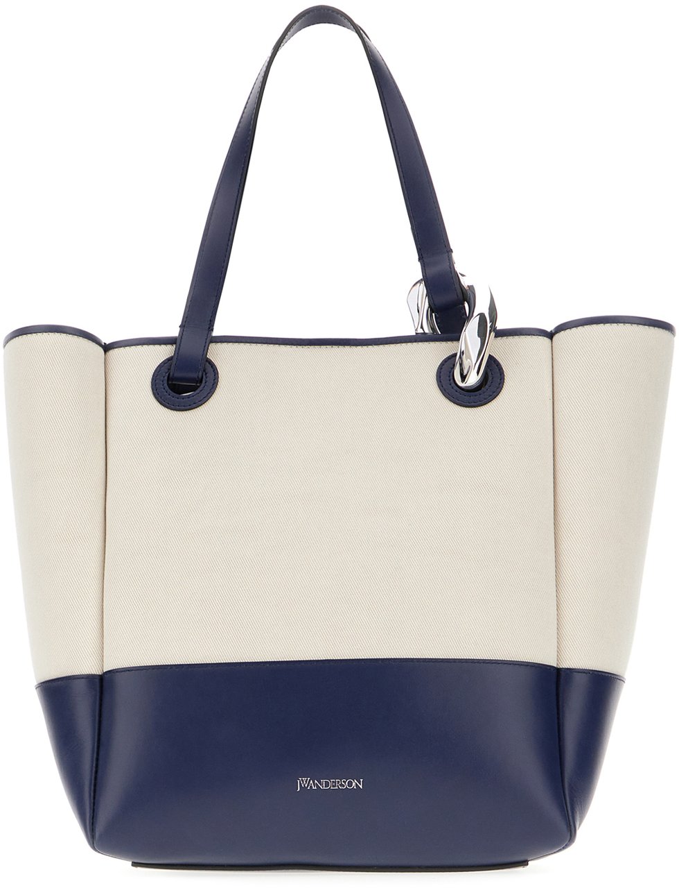 J.W. Anderson J.W. Anderson Two-tone canvas and leather Corner shopping bag Divers