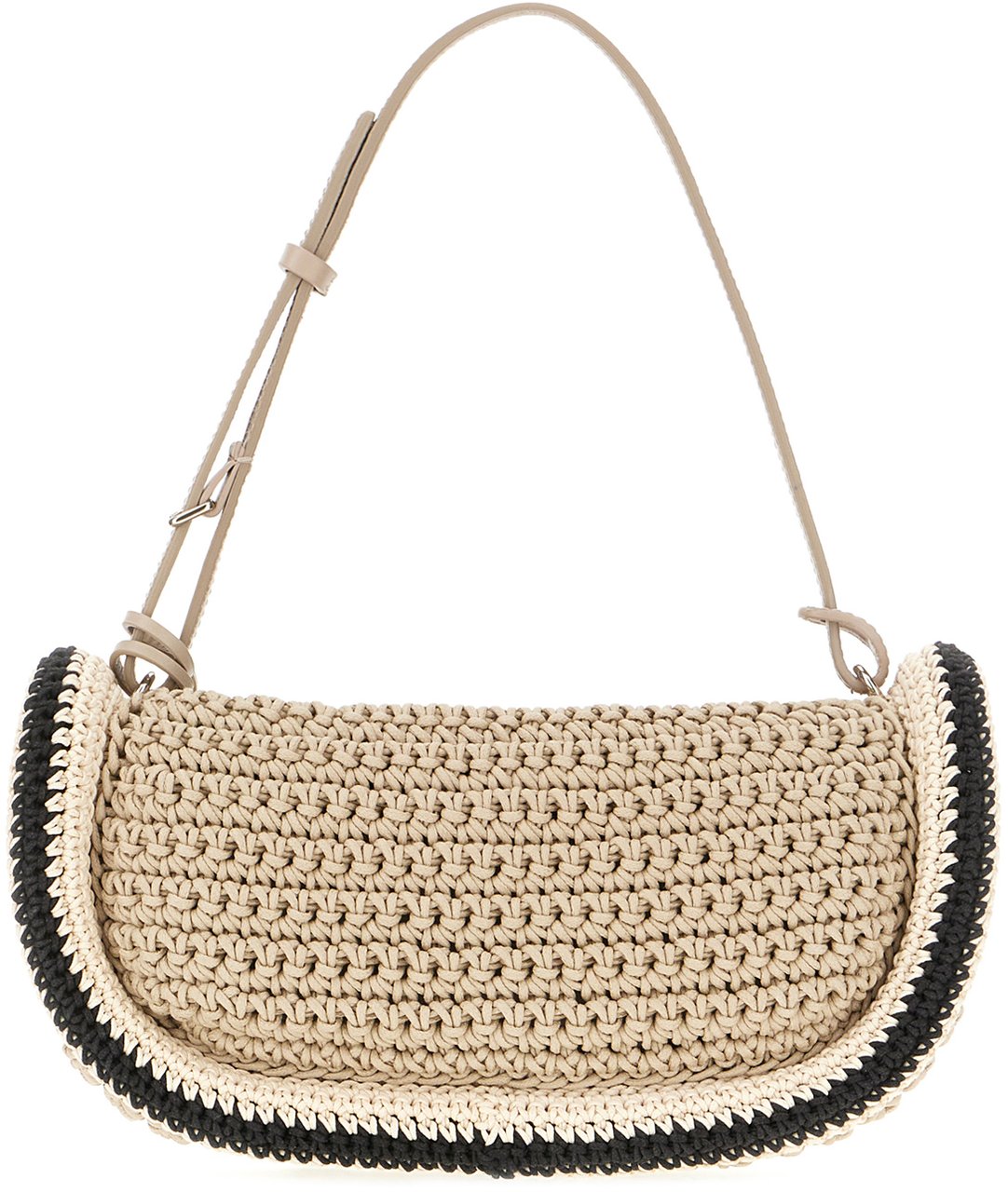 J.W. Anderson J.W. Anderson Cappuccino raffia Bumper-15 shoulder bag Beige