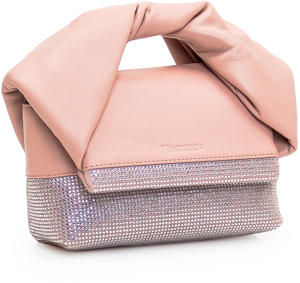 J.W. Anderson Borsa Twister Piccola Roze