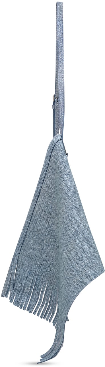 J.W. Anderson Borsa a tracolla in camoscio blu Blauw