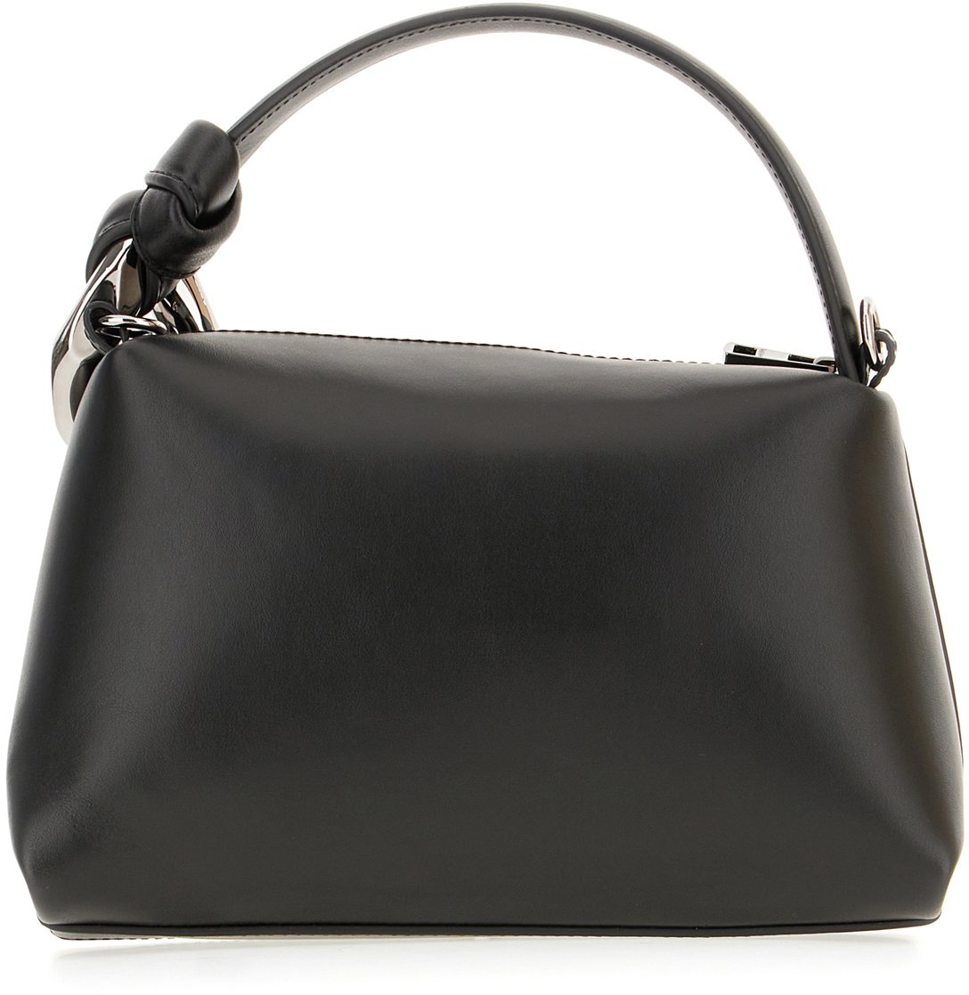 J.W. Anderson J.W. Anderson Black leather small Corner handbag Zwart