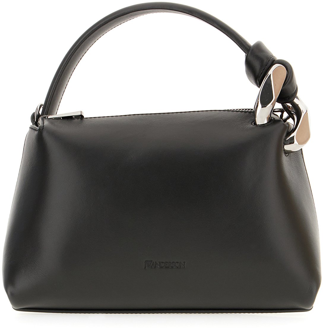 J.W. Anderson J.W. Anderson Black leather small Corner handbag Zwart