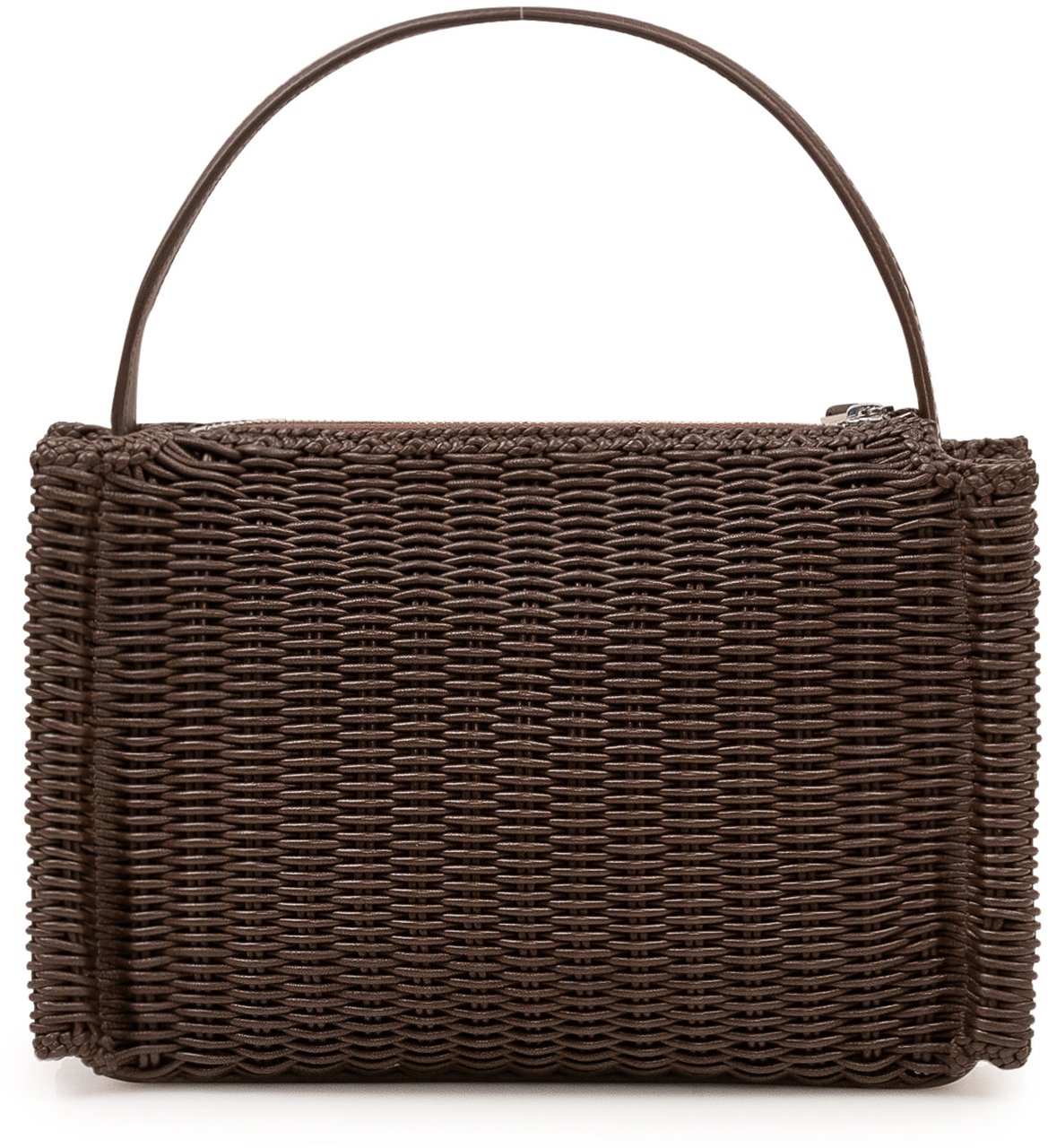 J.W. Anderson Borsa Loafer Intrecciata con Manico Bruin