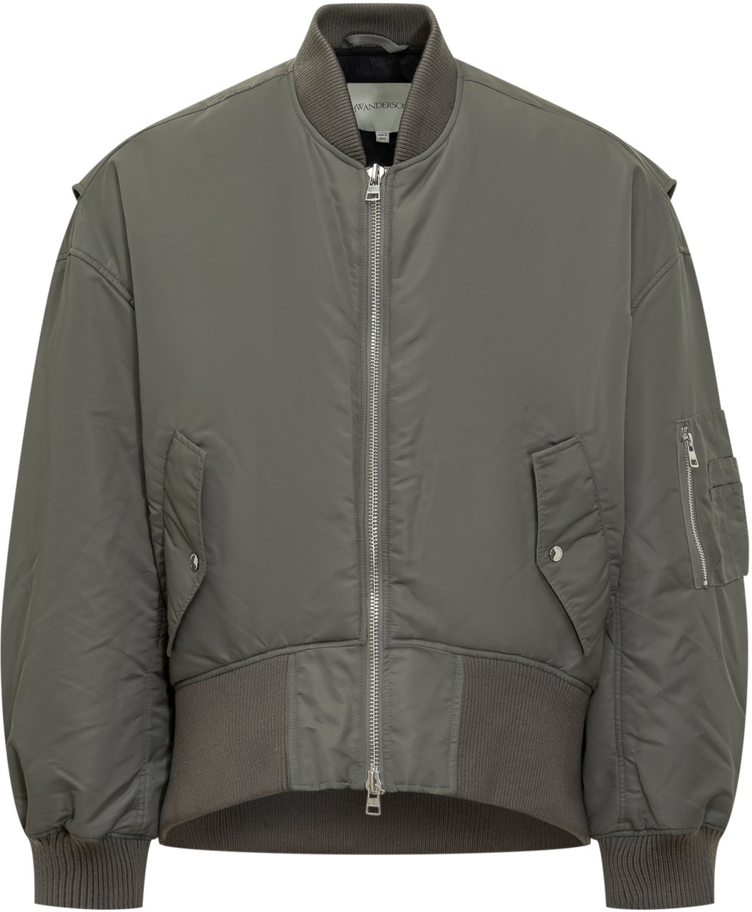 J.W. Anderson J.W. Anderson Military green nylon padded jacket Groen