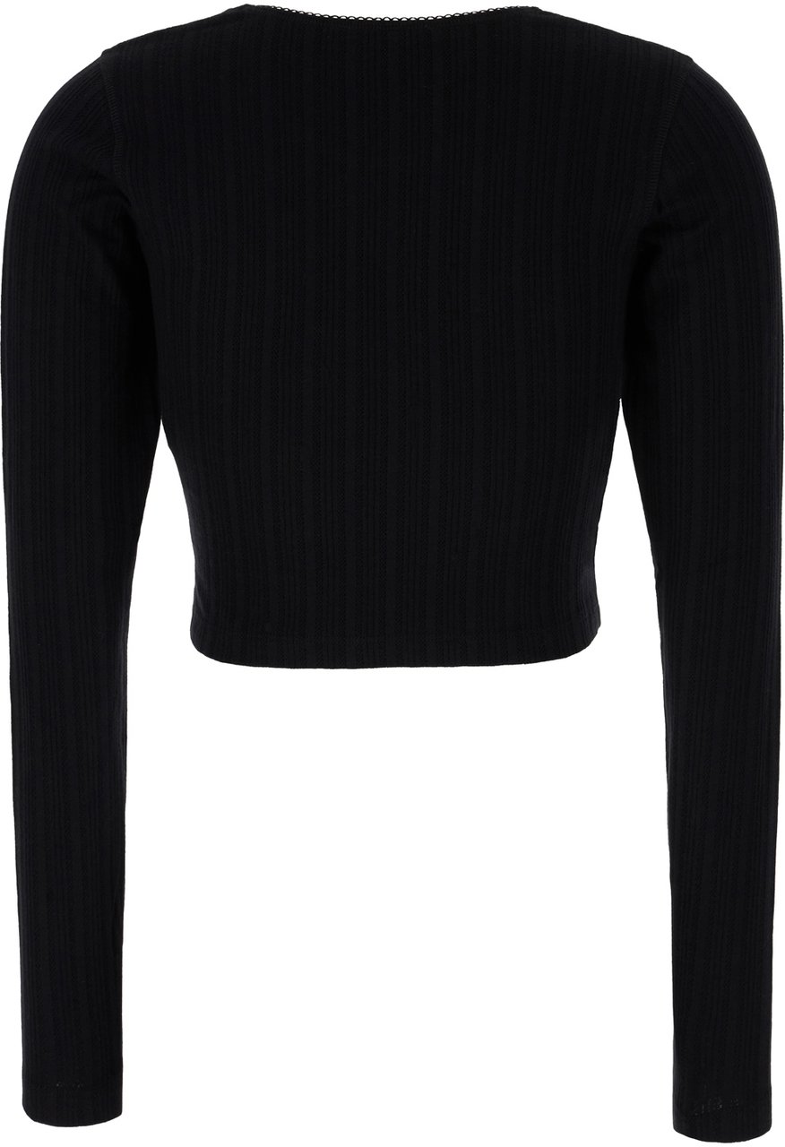 J.W. Anderson J.W. Anderson Black cotton top Zwart