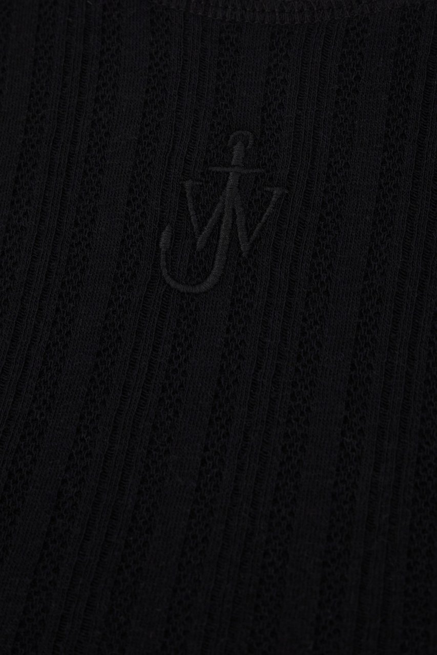 J.W. Anderson J.W. Anderson Black cotton top Zwart