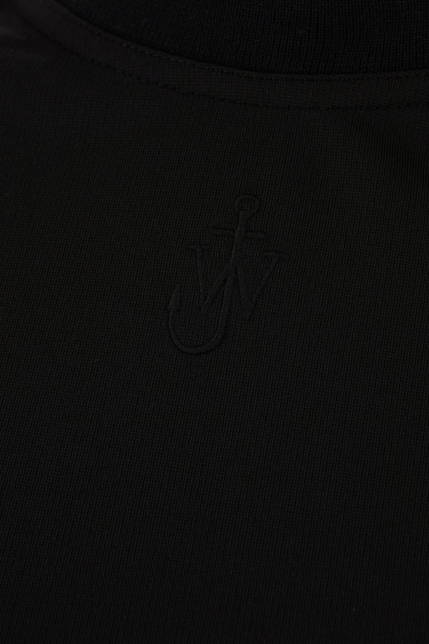 J.W. Anderson J.W. Anderson Black stretch polyester top Zwart
