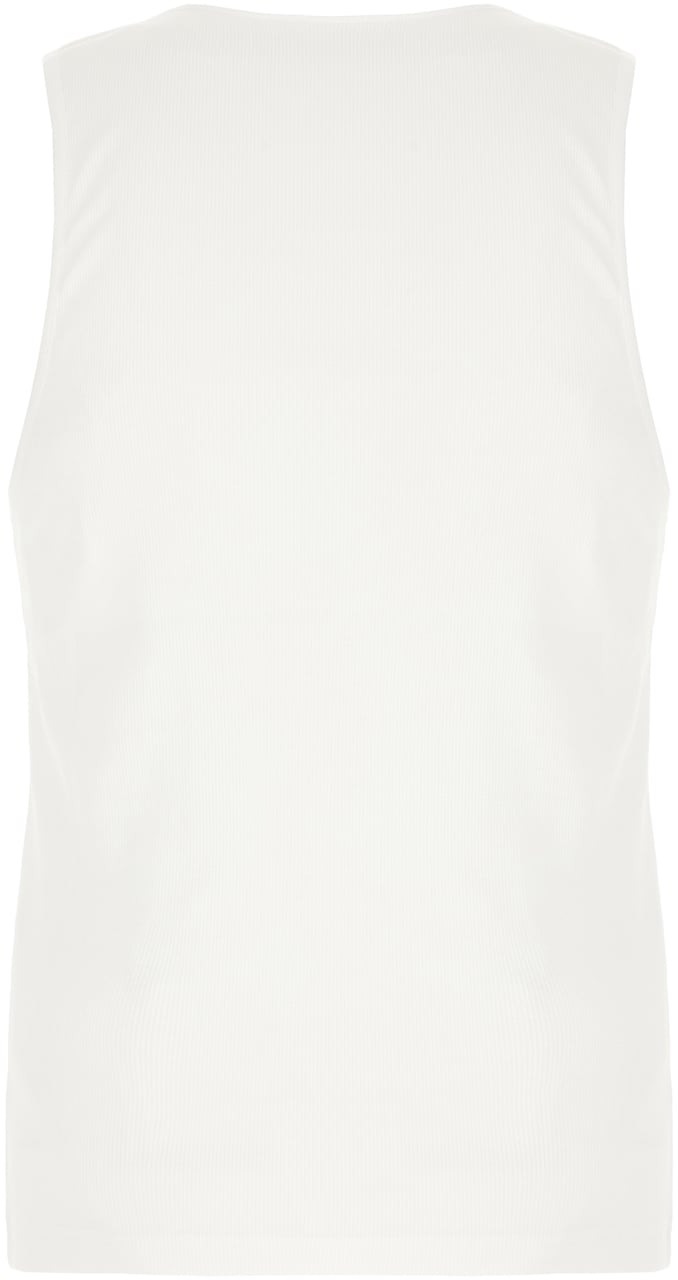 J.W. Anderson J.W. Anderson White stretch cotton top Wit