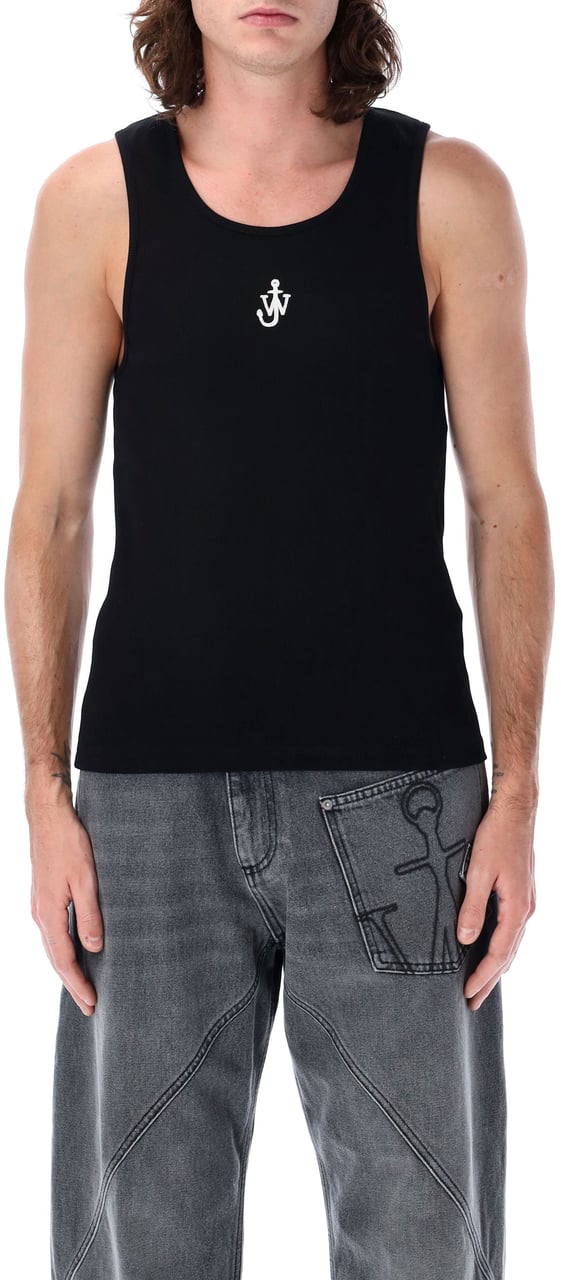 J.W. Anderson Anchor Tank Top Nero Zwart