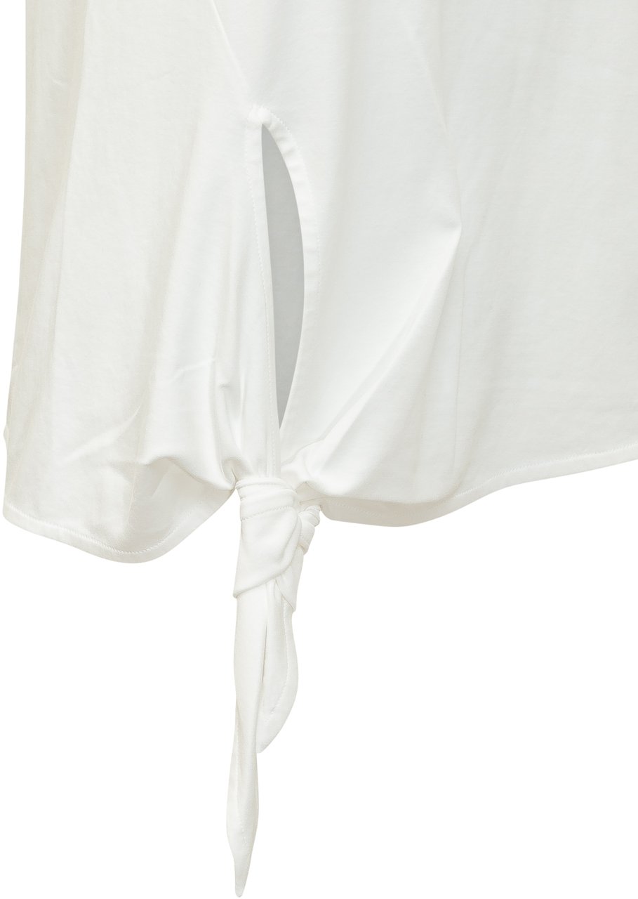 J.W. Anderson Top Smanicato con Nodo Laterale Wit