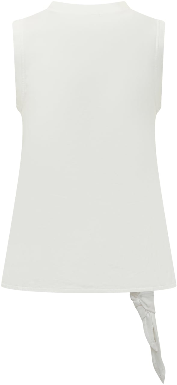 J.W. Anderson Top Smanicato con Nodo Laterale Wit