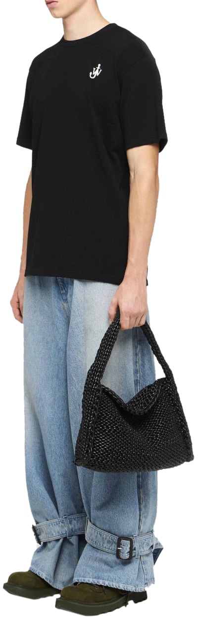 J.W. Anderson T-Shirts And Polos Black Zwart