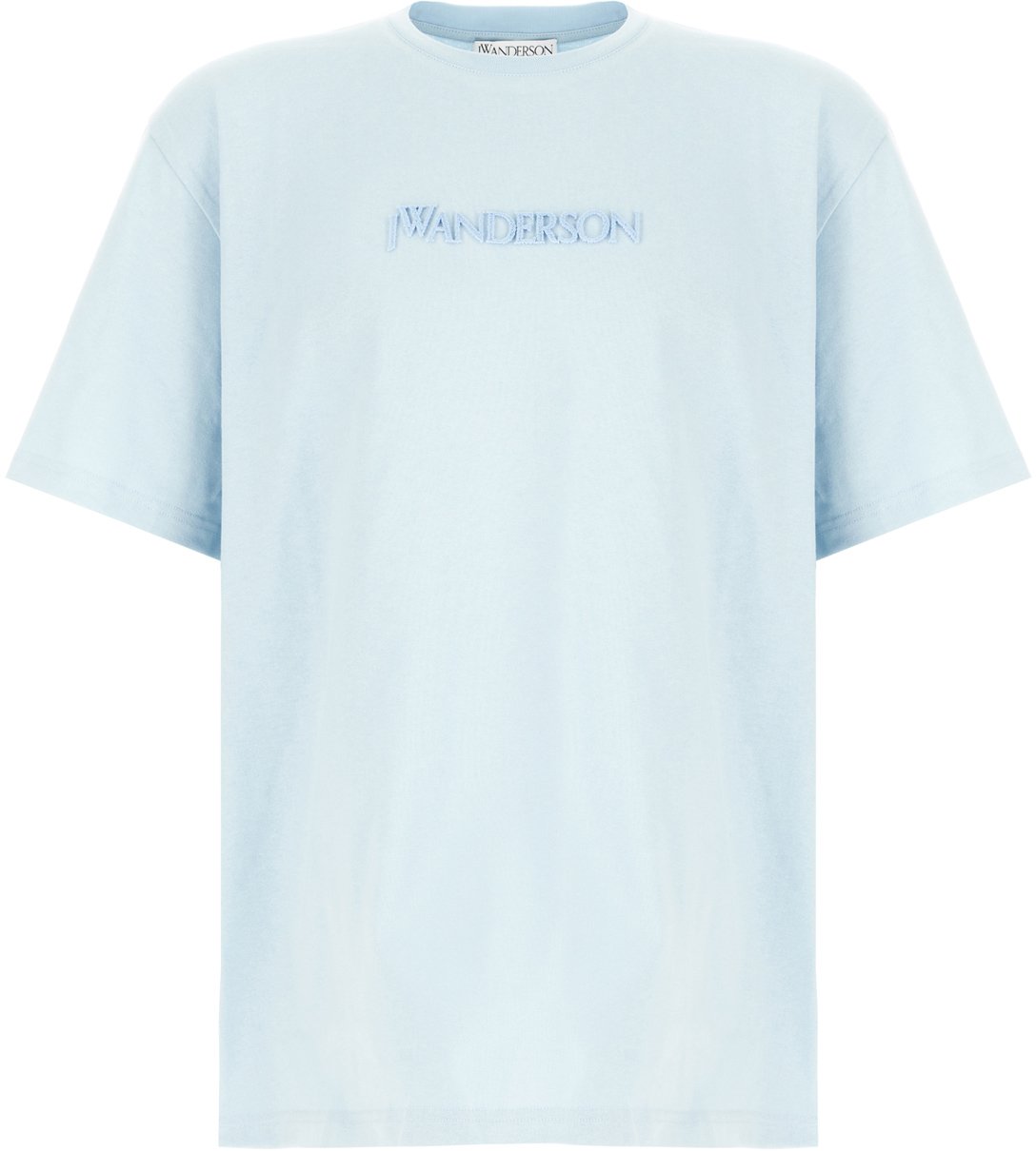 J.W. Anderson J.W. Anderson Pastel light blue cotton t-shirt Lichtblauw