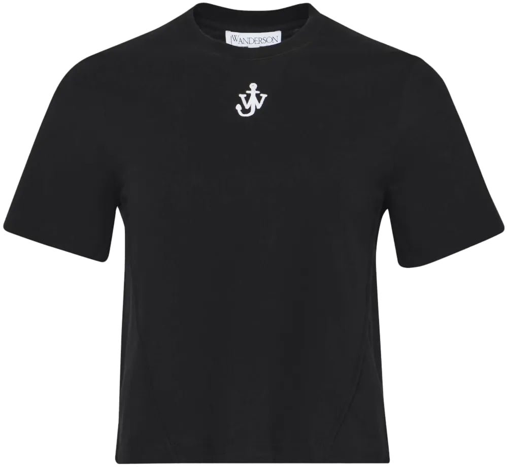 J.W. Anderson T-Shirts And Polos Black Zwart