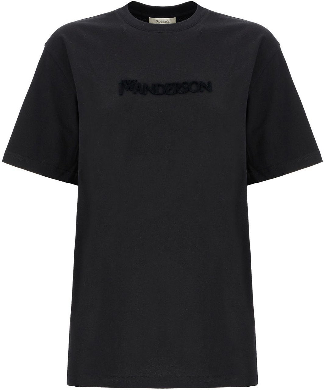 J.W. Anderson J.W. Anderson Black cotton t-shirt Zwart