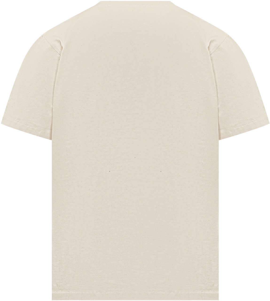 J.W. Anderson T-shirt Circular con Logo Frontale Wit
