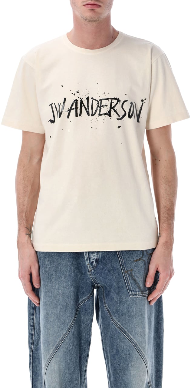 J.W. Anderson JW Anderson logo t-shirt Neutraal