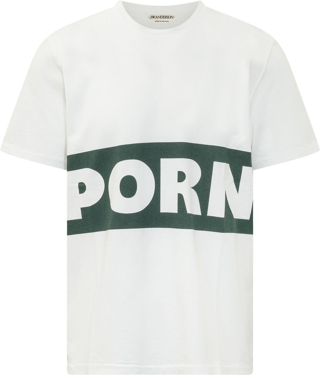 J.W. Anderson T-shirt con Maxi Lettering Wit