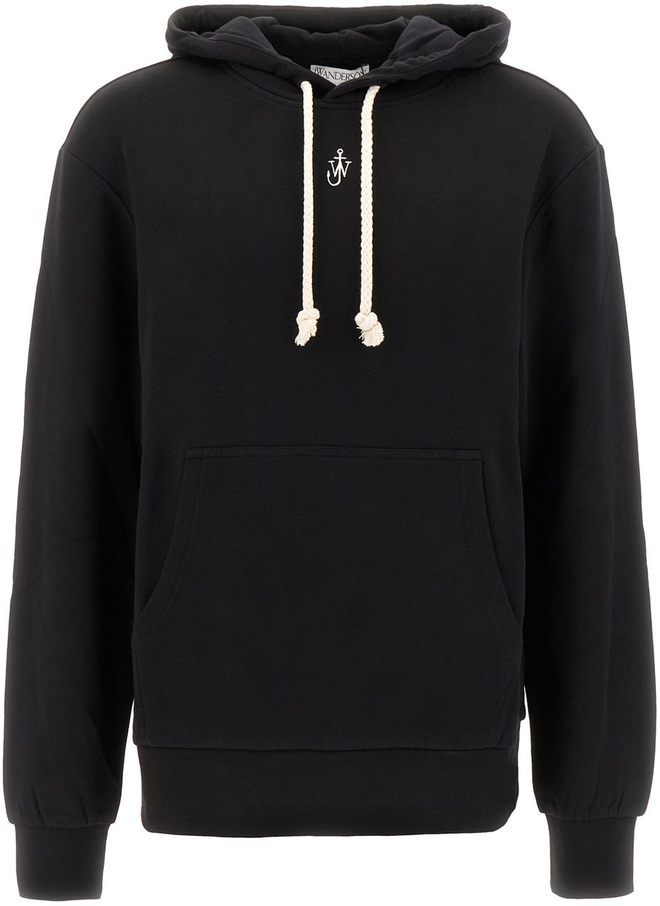 J.W. Anderson J.W. Anderson Black cotton blend oversize sweatshirt Zwart