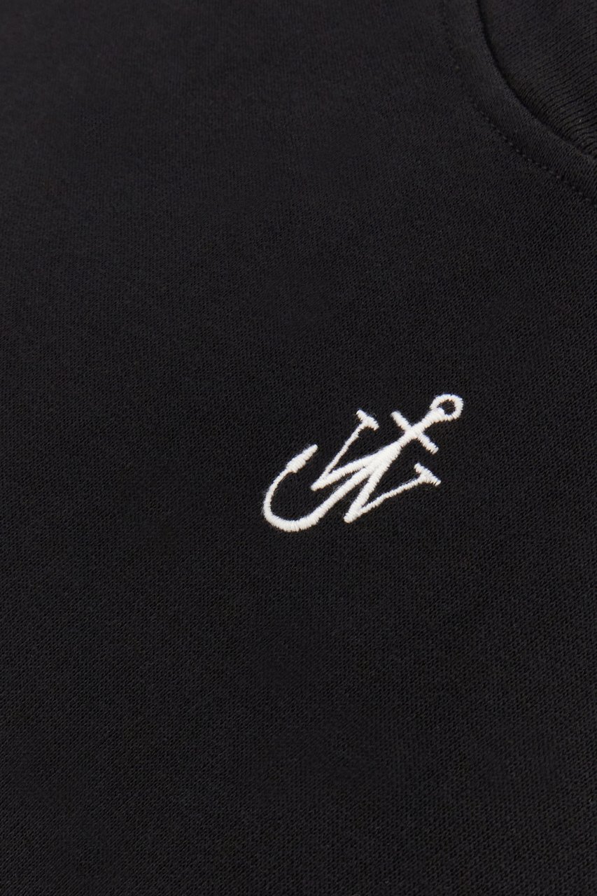 J.W. Anderson J.W. Anderson Black cotton blend oversize sweatshirt Zwart