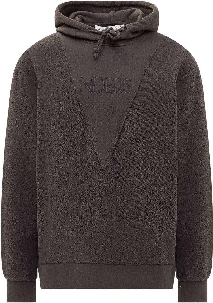 J.W. Anderson Felpa con Logo Reverse Zwart