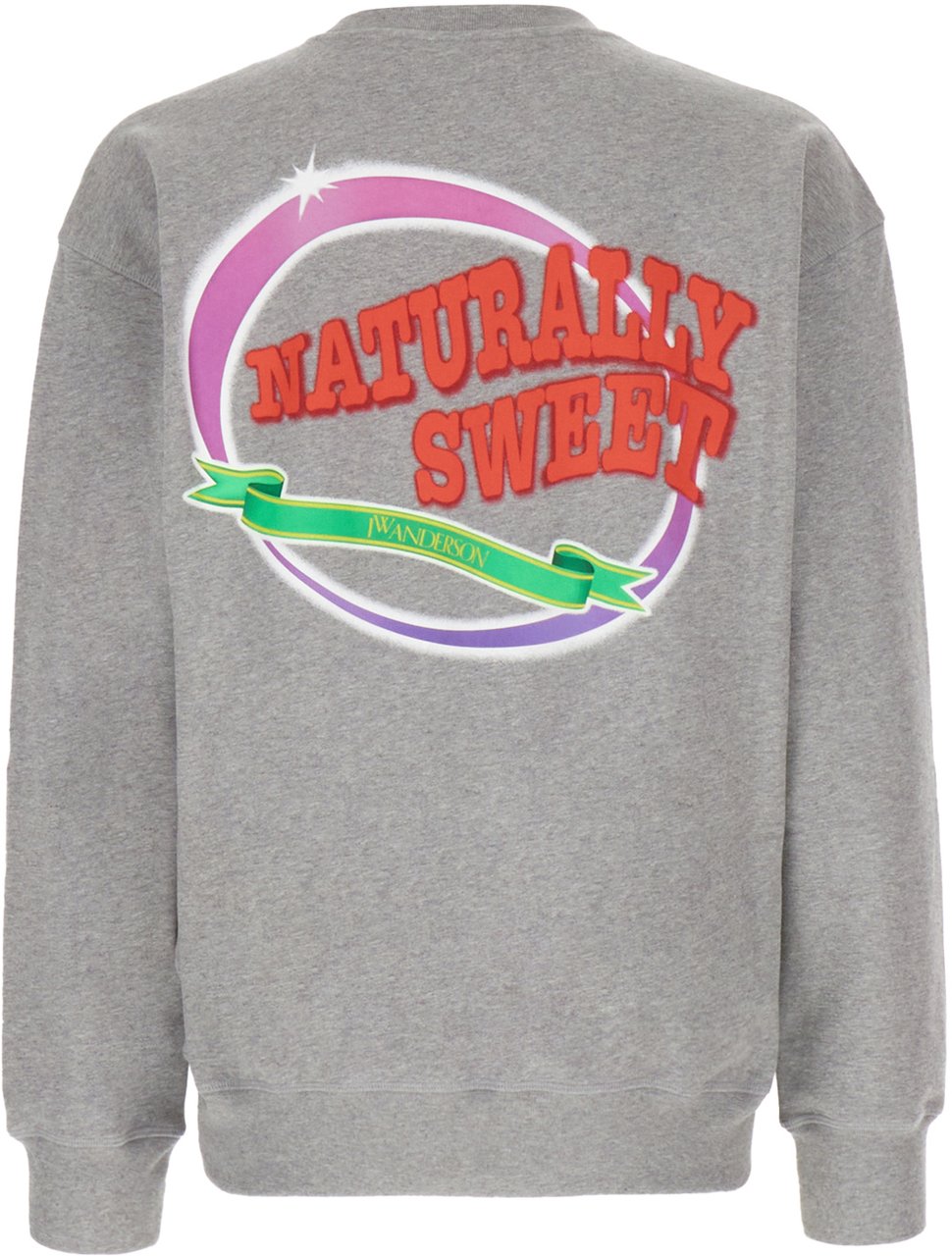 J.W. Anderson J.W. Anderson Melange grey cotton oversize sweatshirt Grijs