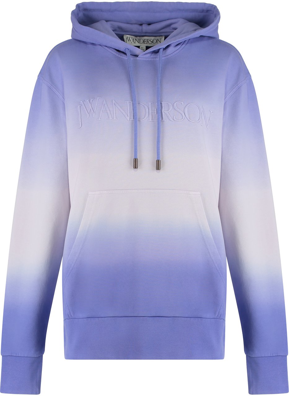 J.W. Anderson Cotton hoodie Paars