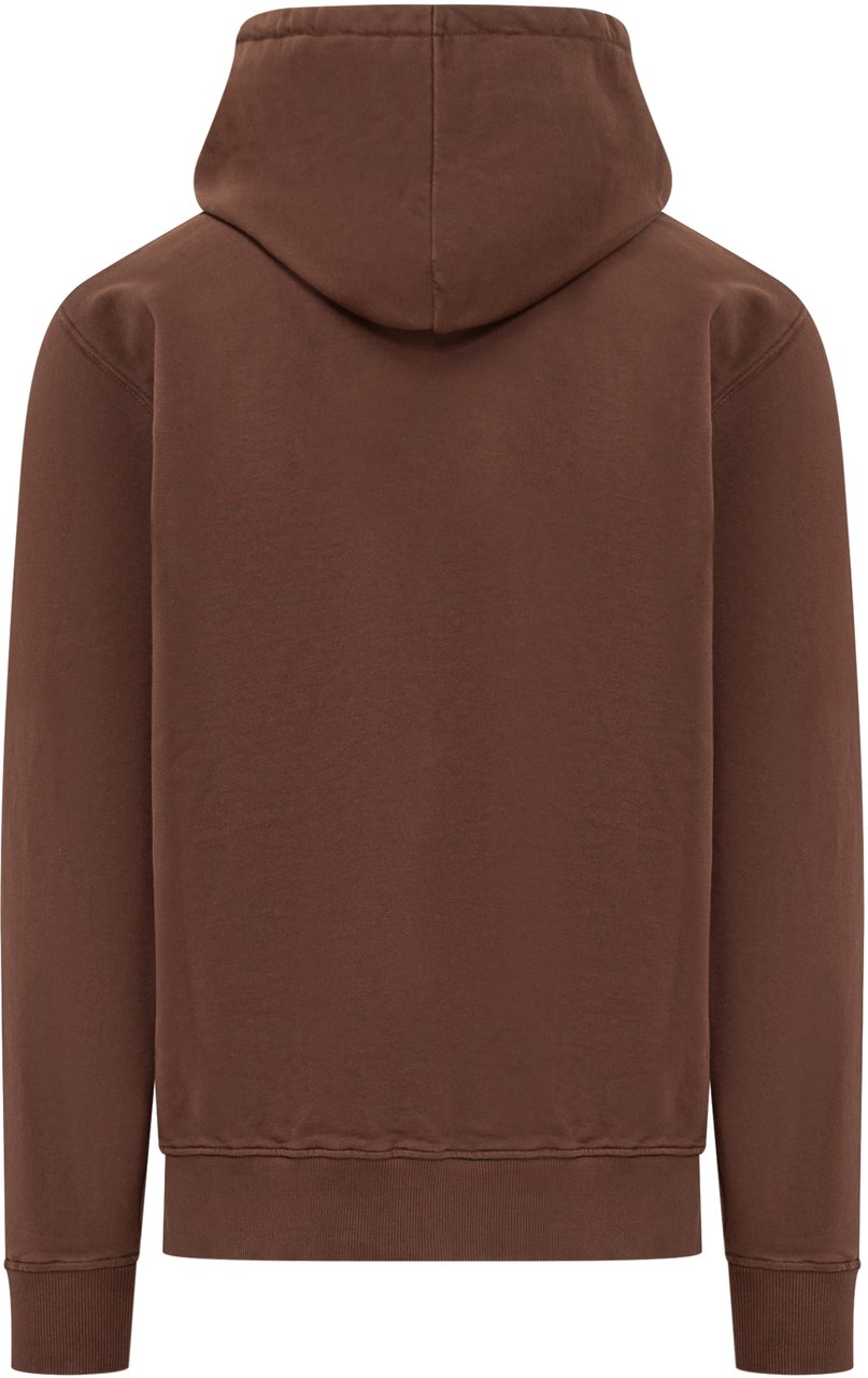 J.W. Anderson Felpa con Cappuccio Stampa Ancora Bruin