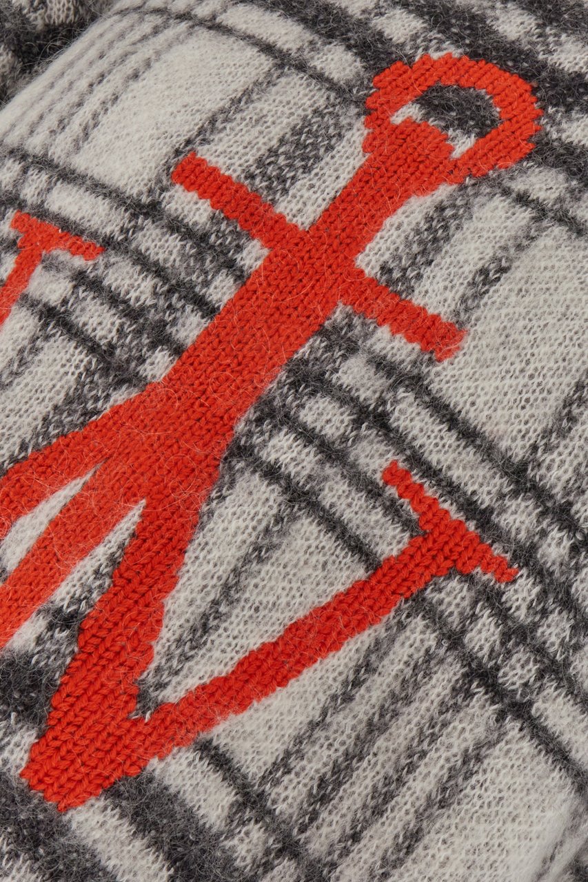 J.W. Anderson J.W. Anderson Embroidered nylon blend oversize sweater Divers