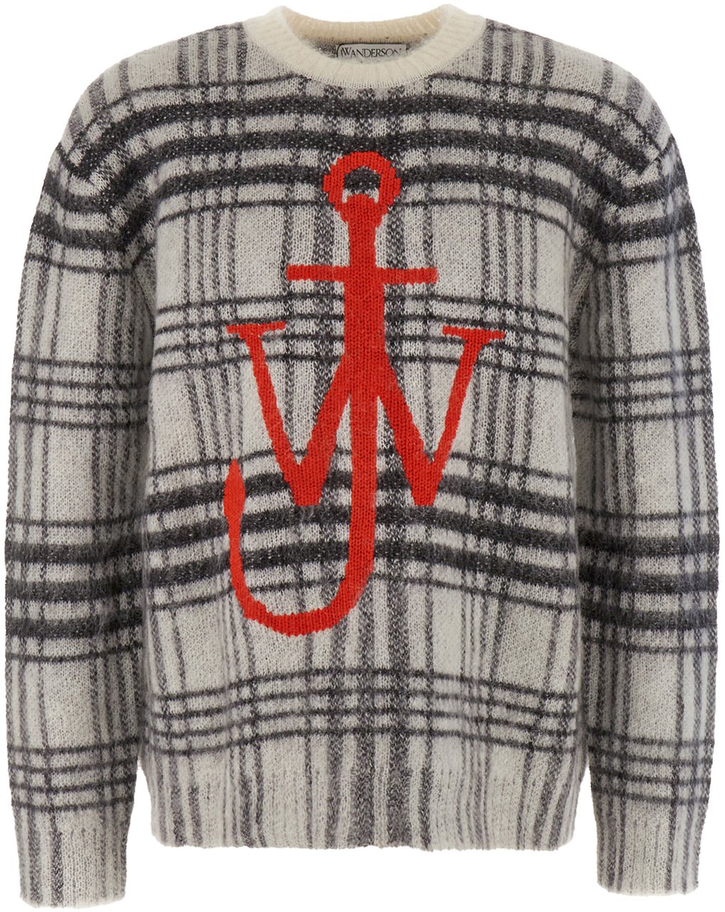 J.W. Anderson J.W. Anderson Embroidered nylon blend oversize sweater Divers