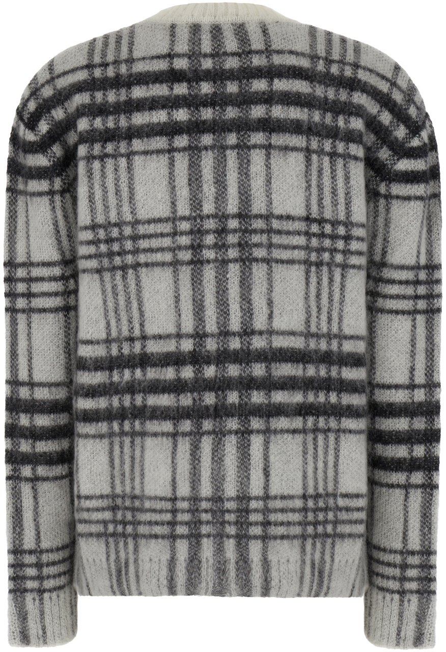 J.W. Anderson J.W. Anderson Embroidered nylon blend oversize sweater Divers