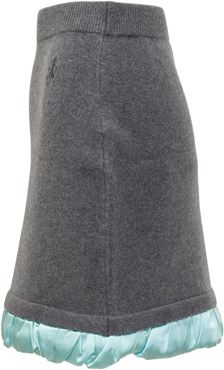 J.W. Anderson Gonna Trimmed Satin Grijs